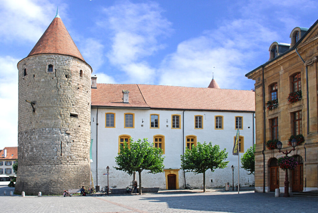 Place Pestalozzi in Yverdon-les-Bains, Switzerland